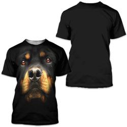 Rottweiler Huge Face Animal Face T-Shirt Meaningful Gift For Family Gift For Boyfriend Valentine Gift