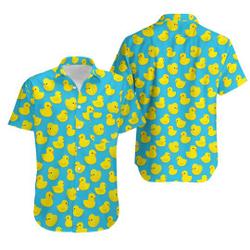 RUBBER DUCKY Hawaiian Shirt, Hawaiian Shirt, Shirt For Lover, Gift Shirt Gift For Your Girlfriend Boyfriend Gift For Love Gift For Friend Best Valentine Present Holiday Gift