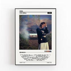 Ruel - 4th Wall Album Poster / Ruel Merch / Album Cover Poster Meaningful Gift For Family Gift For Boyfriend Valentine Gift Birthday Gift Holiday Gift