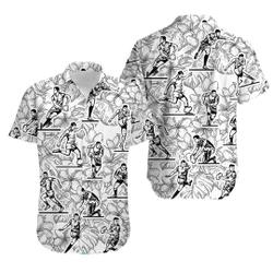 Rugby Tropical Leaf Ball Games Hawaiian Shirt Gift For Your Girlfriend Boyfriend Gift For Love Gift For Friend Best Valentine Present Holiday Gift