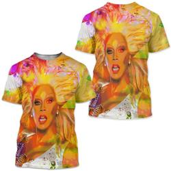RuPaul T-shirt Drag Race 3D Printed T Shirt Meaningful Gift For Family Gift For Boyfriend Valentine Gift
