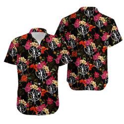 Rush Floral Hawaiian Shirt, Summer Shirts Gift For Your Girlfriend Boyfriend Gift For Love Gift For Friend Best Valentine Present Holiday Gift
