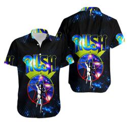 Rush Hawaiian Shirt, 3D Hawaiian Aloha Shirt Gift For Your Girlfriend Boyfriend Gift For Love Gift For Friend Best Valentine Present Holiday Gift