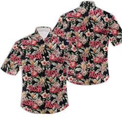 Rush Hawaiian Shirts, Rush Band Button Up  Hawaiian Shirt Gift For Your Girlfriend Boyfriend Gift For Love Gift For Friend Best Valentine Present Holiday Gift