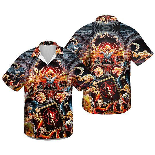 Rush Painting 3D All Over Print Hawaiian Shirt Gift For Your Girlfriend Boyfriend Gift For Love Gift For Friend Best Valentine Present Holiday Gift