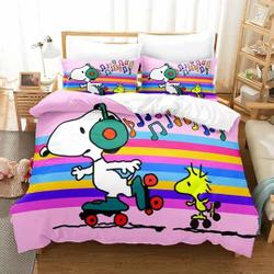Snoopy Bedding Set Gift For Your Girlfriend Boyfriend Gift For Love Gift For Friend Best Valentine Present Holiday Gift