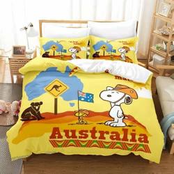 Snoopy Bedding Set Gift For Your Girlfriend Boyfriend Gift For Love Gift For Friend Best Valentine Present Holiday Gift