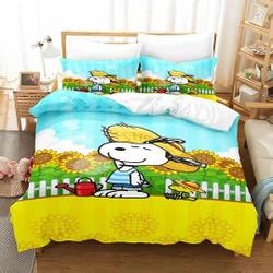 Snoopy Bedding Set Gift For Your Girlfriend Boyfriend Gift For Love Gift For Friend Best Valentine Present Holiday Gift