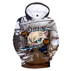 demon Hoodies Teens Adults Casual Manga 3D Hoodie