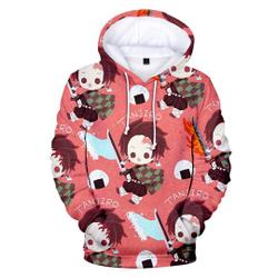 demon Anime Hoodies Cartoon 3D Hoodie