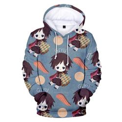 demon Anime Hoodies Cartoon 3D Hoodie
