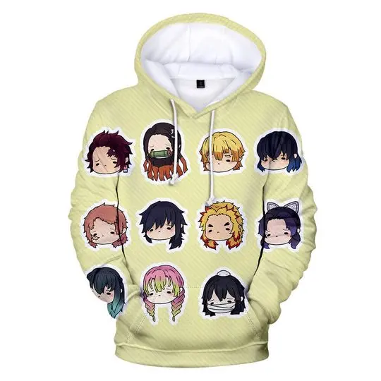 demon Anime Hoodies Cartoon 3D Hoodie