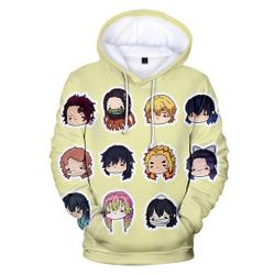 demon Anime Hoodies Cartoon 3D Hoodie
