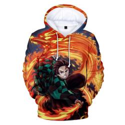 demon: Kimetsu no Yaiba Anime 3D Hoodie