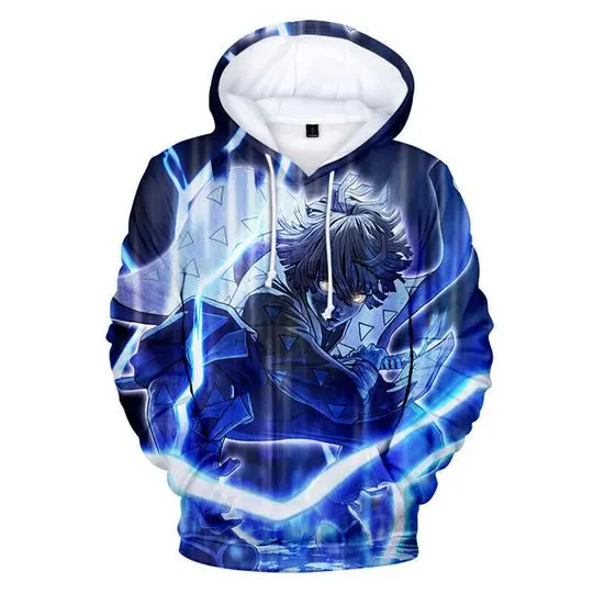 demon: Kimetsu no Yaiba Anime 3D Hoodie