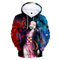 demon: Kimetsu no Yaiba Anime 3D Hoodie
