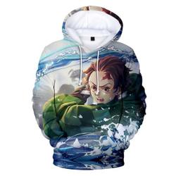 demon: Kimetsu no Yaiba Anime 3D Hoodie