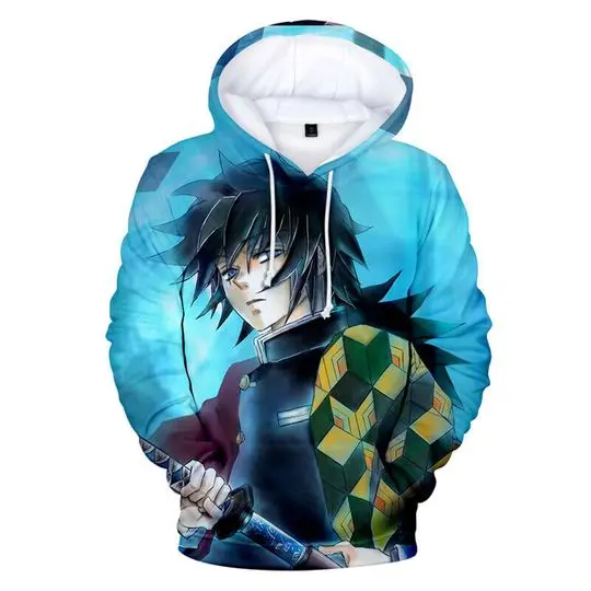 demon: Kimetsu no Yaiba Anime 3D Hoodie