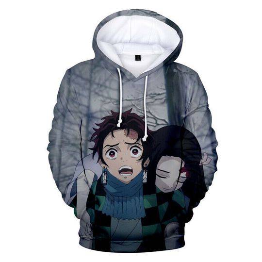 demon: Kimetsu no Yaiba Anime 3D Hoodie