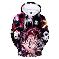 demon: Kimetsu no Yaiba Anime 3D Hoodie