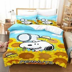 Snoopy Bedding Set Gift For Your Girlfriend Boyfriend Gift For Love Gift For Friend Best Valentine Present Holiday Gift