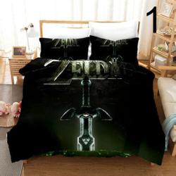 The Legend of Zelda 3D Bedding Set 3PCS Duvet Cover Pillowcase 4 Sizes SingleGift For Your Girlfriend Boyfriend Gift For Love Gift For Friend Best Valentine Present Holiday Gift