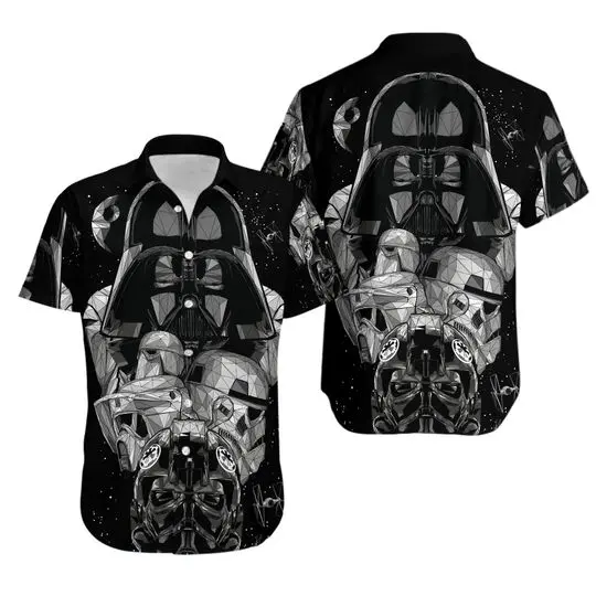 S tar W ars Darth Vader Short Sleeve Button Hawaiian Gift For Your Girlfriend Boyfriend Gift For Love Gift For Friend Best Valentine Present Holiday Gift