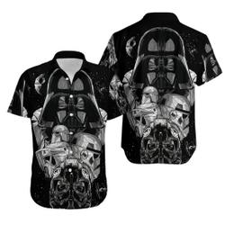 S tar W ars Darth Vader Short Sleeve Button Hawaiian Gift For Your Girlfriend Boyfriend Gift For Love Gift For Friend Best Valentine Present Holiday Gift