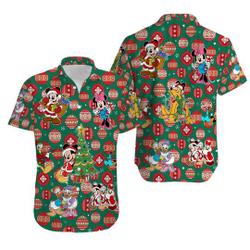 Santa Mickey Hawaiian Shirt Gift For Your Girlfriend Boyfriend Gift For Love Gift For Friend Best Valentine Present Holiday Gift