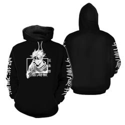 Satoru Gojo Pullover Hoodie, Jujutsu Satoru 3D Hoodie
