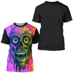 Scary Zombie 3D T-Shirt Meaningful Gift For Family Gift For Boyfriend Valentine Gift