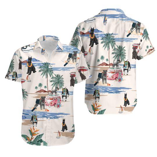 Schnauzer Hawaiian Shirt Gift For Your Girlfriend Boyfriend Gift For Love Gift For Friend Best Valentine Present Holiday Gift