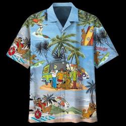 Scooby Doo Aloha Disney Summer Hawaiian Shirt Gift For Your Girlfriend Boyfriend Gift For Love Gift For Friend Best Valentine Present Holiday Gift