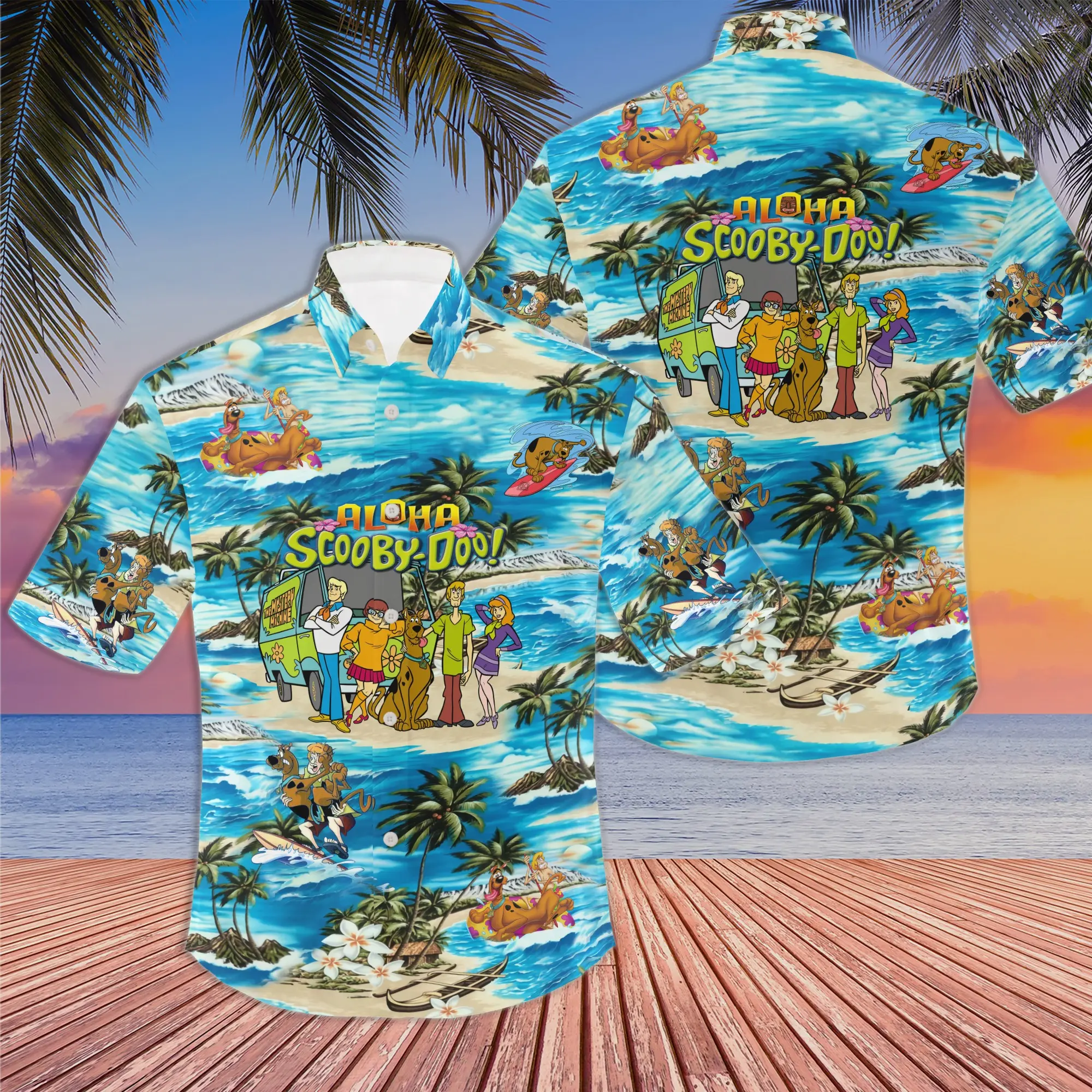 Scooby-Doo Summer Beach Hawaiian Shirt Gift For Your Girlfriend Boyfriend Gift For Love Gift For Friend Best Valentine Present Holiday Gift
