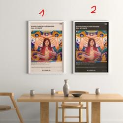 Everything Everywhere All At Once Retro Movie Poster Meaningful Gift For Family Gift For Boyfriend Valentine Gift Birthday Gift Holiday Gift
