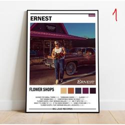 Ernest - Flower Shops - Album Poster Meaningful Gift For Family Gift For Boyfriend Valentine Gift Birthday Gift Holiday Gift