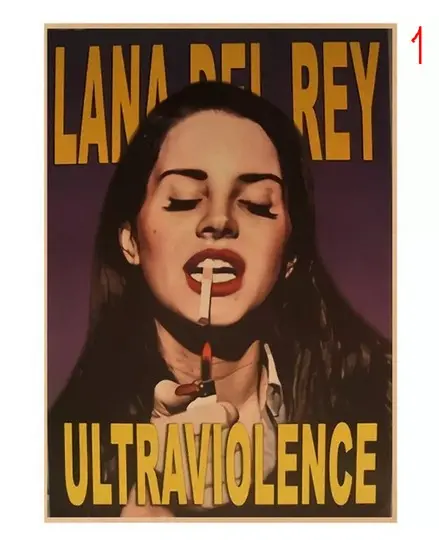 Lana Del Rey Poster - Ultraviolence Poster Meaningful Gift For Family Gift For Boyfriend Valentine Gift Birthday Gift Holiday Gift