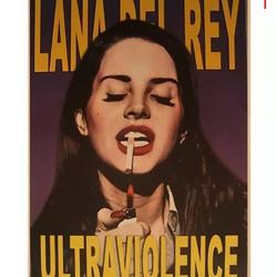Lana Del Rey Poster - Ultraviolence Poster Meaningful Gift For Family Gift For Boyfriend Valentine Gift Birthday Gift Holiday Gift