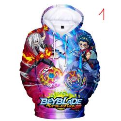 Beyblade anime 3D Printed Hoodie