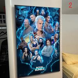 Wrestling Entertainment Royal Rumble (2023) Poster Meaningful Gift For Family Gift For Boyfriend Valentine Gift Birthday Gift Holiday Gift