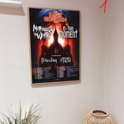 Motionless in White and in This Moment 2023 Tour Poster, 2 Style, Gift Meaningful Gift For Family Gift For Boyfriend Valentine Gift Birthday Gift Holiday Gift