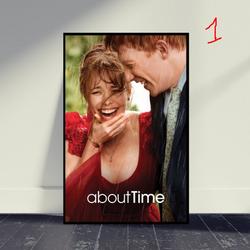 About Time Movie Poster Meaningful Gift For Family Gift For Boyfriend Valentine Gift Birthday Gift Holiday Gift