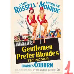 Gentlemen Prefer Blondes 1953 Movie POSTER Meaningful Gift For Family Gift For Boyfriend Valentine Gift Birthday Gift Holiday Gift
