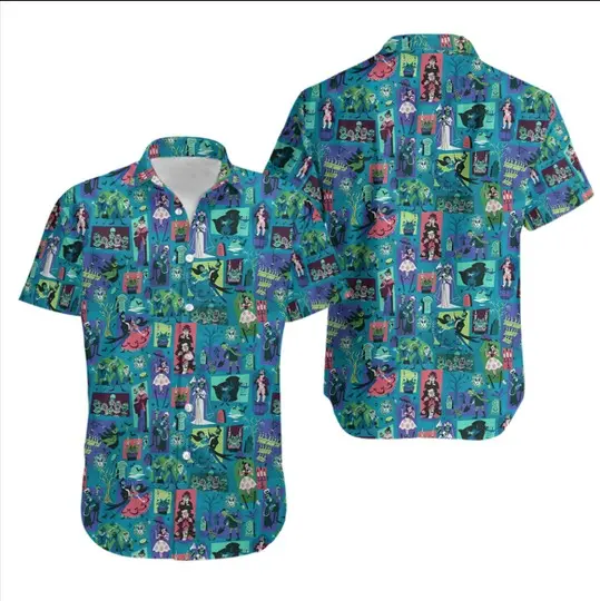 Haunted Mansion Hawaiian Shirt, Disney Stretching Room Shirt Gift For Your Girlfriend Boyfriend Gift For Love Gift For Friend Best Valentine Present Holiday Gift