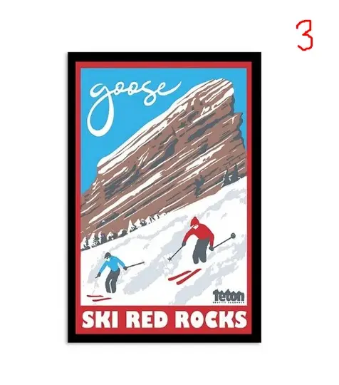 Goose Oct 5 & 6, 2023 Red Rocks Amphitheatre Morrison Poster Meaningful Gift For Family Gift For Boyfriend Valentine Gift Birthday Gift Holiday Gift