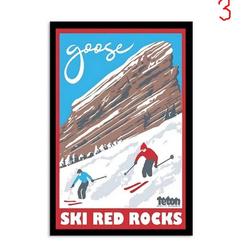 Goose Oct 5 & 6, 2023 Red Rocks Amphitheatre Morrison Poster Meaningful Gift For Family Gift For Boyfriend Valentine Gift Birthday Gift Holiday Gift