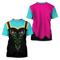 Magic Winter Princess Costume 3D Shirt, Ice Princess Halloween Costume Shirt, All Over Print 3D Shirt Meaningful Gift For Family Gift For Boyfriend Valentine Gift