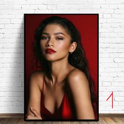Zendaya,Music Poster Meaningful Gift For Family Gift For Boyfriend Valentine Gift Birthday Gift Holiday Gift