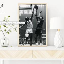 Bill Russell Premium Matte Vertical Posters Meaningful Gift For Family Gift For Boyfriend Valentine Gift Birthday Gift Holiday Gift
