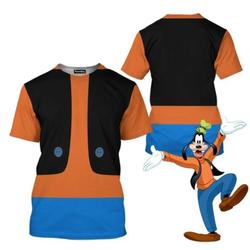 Disney Goofy 3D Shirt, Halloween Costume For Family Group T Shirt Meaningful Gift For Family Gift For Boyfriend Valentine Gift